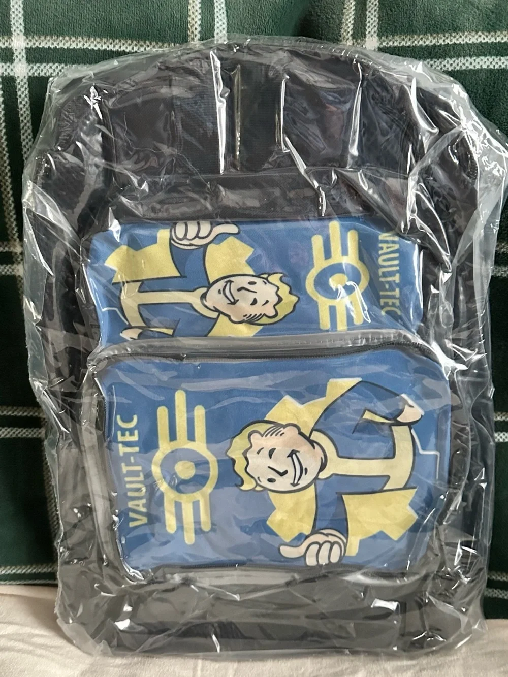 Fallout Vault-Tec 3pc 17”Backpack~Lunch Box~Pencil Case, Fits 14” Laptop, NEW